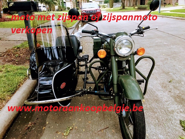 moto met zijspan of zijspanmoto verkopen of aankoop